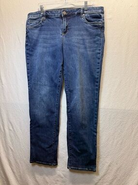 Kut From The Kloth Womens Katy Boyfriend Jeans Size 16
Blue Stretch Denim Pants.